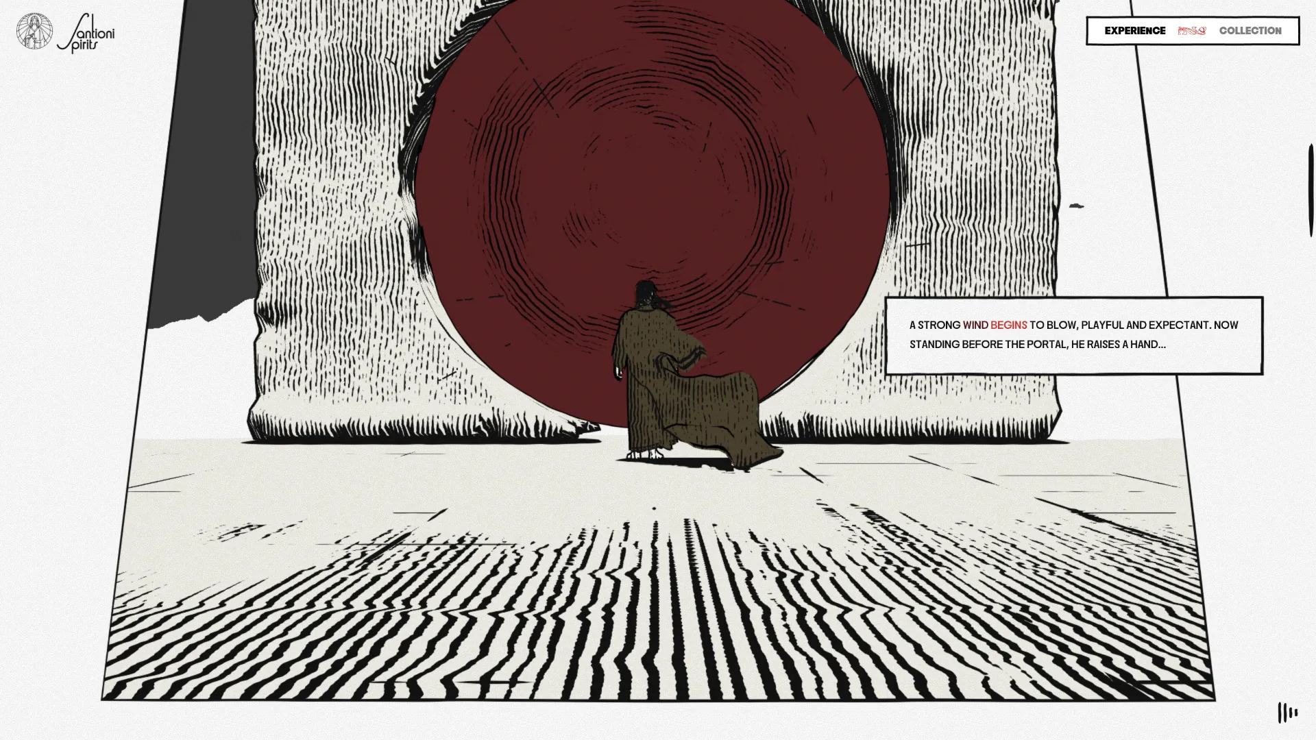 Santioni Spirits, il sito illustrato di Active Theory e Site of the Day di ottobre 2026